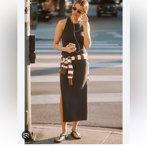 Spiritual Gangster Dresses & Skirts - SPIRITUAL GANGSTER
Simone Rib Maxi Dress